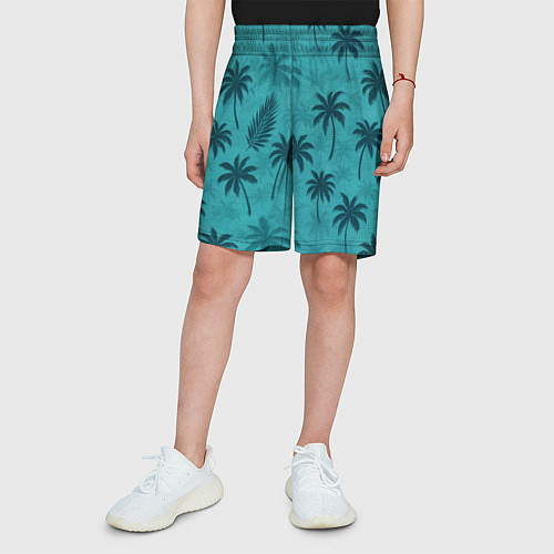 Детские шорты Гавайский стиль - Томми Версетти / 3D-принт – фото 3