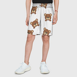 Шорты детские Мордашка мишки, цвет: 3D-принт — фото 2