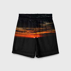 Детские шорты Закат на плато