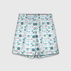 Шорты детские Морская тема, цвет: 3D-принт