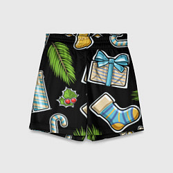 Шорты детские Christmas soul, цвет: 3D-принт