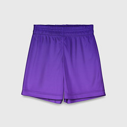 Детские шорты The color is purple