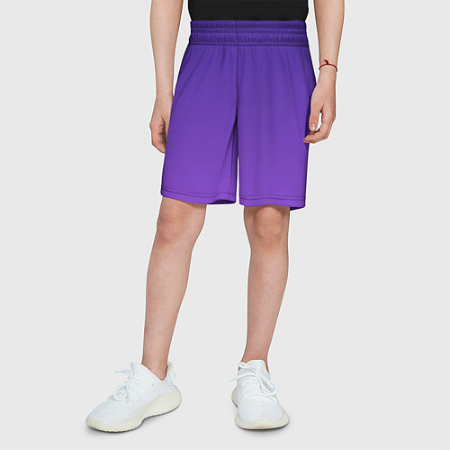 Детские шорты The color is purple / 3D-принт – фото 3