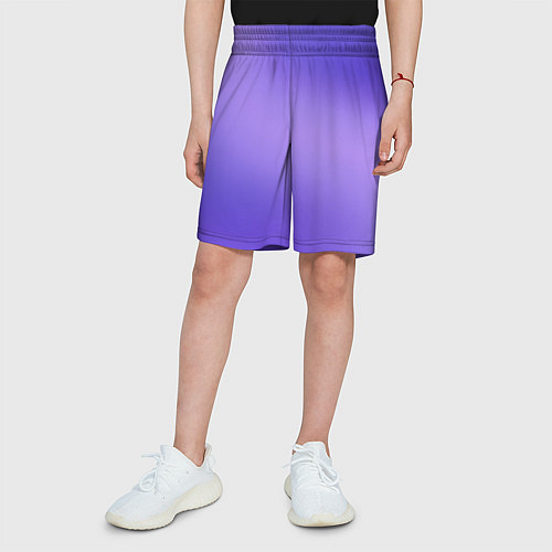 Детские шорты Color purple gradient / 3D-принт – фото 3