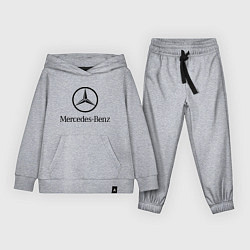 Костюм хлопковый детский Logo Mercedes-Benz, цвет: меланж
