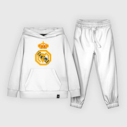 Костюм хлопковый детский Football - Real Madrid, цвет: белый