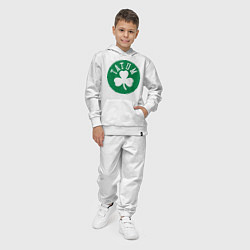 Костюм хлопковый детский Boston - Tatum, цвет: белый — фото 2