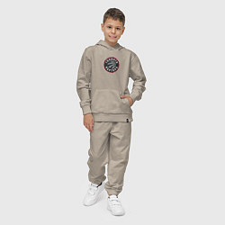 Костюм хлопковый детский Торонто Рэпторс NBA, цвет: миндальный — фото 2