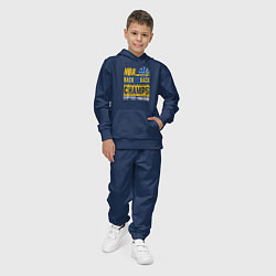 Костюм хлопковый детский GOLDEN STATE WARRIORS NBA CHAMPION, цвет: тёмно-синий — фото 2