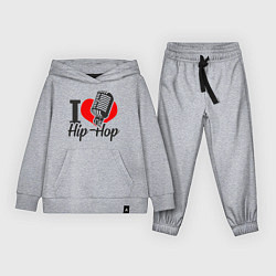 Костюм хлопковый детский Love Hip Hop, цвет: меланж