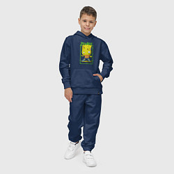 Костюм хлопковый детский Funko pop Bart, цвет: тёмно-синий — фото 2