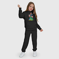 Костюм хлопковый детский Ретро Марио, цвет: черный — фото 2