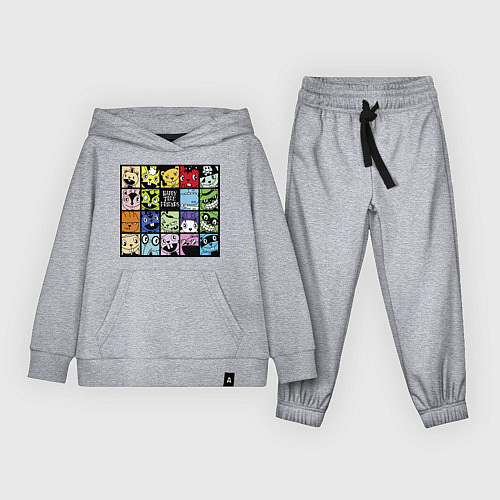 Детский костюм All happy three friends / Меланж – фото 1