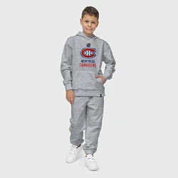 Костюм хлопковый детский Монреаль Канадиенс - НХЛ, цвет: меланж — фото 2