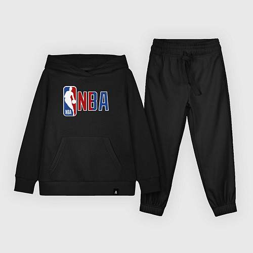 Детский костюм NBA - big logo / Черный – фото 1