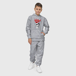 Костюм хлопковый детский Новогодний мем, цвет: меланж — фото 2