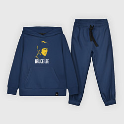 Костюм хлопковый детский Bruce Lee warrior, цвет: тёмно-синий