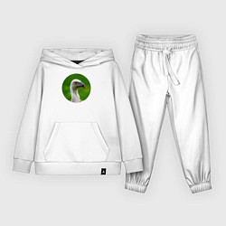 Костюм хлопковый детский Гриф, цвет: белый