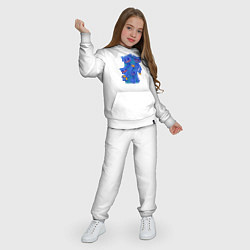 Костюм хлопковый детский Компания Хагги Вагги, цвет: белый — фото 2