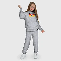 Костюм хлопковый детский Football Germany, цвет: меланж — фото 2