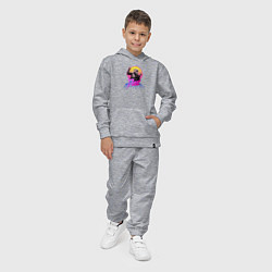 Костюм хлопковый детский Dune retro game, цвет: меланж — фото 2