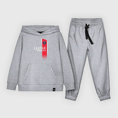 Детский костюм Форма ФК ПСЖ 2324 домашняя / Меланж – фото 1