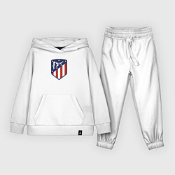 Костюм хлопковый детский Atletico Madrid FC, цвет: белый