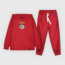 Костюм хлопковый детский Benfica club, цвет: красный