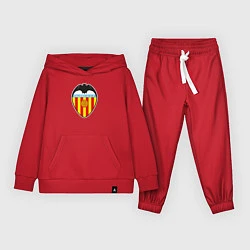 Костюм хлопковый детский Valencia fc sport, цвет: красный