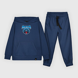 Костюм хлопковый детский Bears team, цвет: тёмно-синий