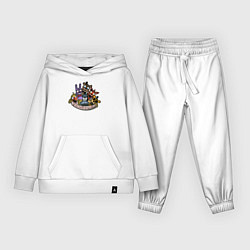 Костюм хлопковый детский Команда ФНАФ, цвет: белый