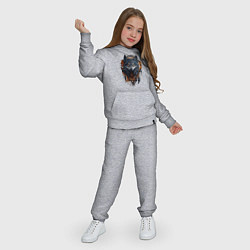 Костюм хлопковый детский Волк и ловец снов, цвет: меланж — фото 2