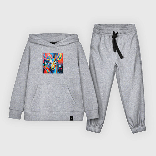 Детский костюм Олень абстракция / Меланж – фото 1