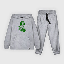 Костюм хлопковый детский Go Celtics, цвет: меланж