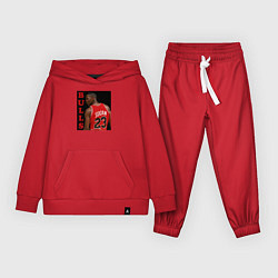 Костюм хлопковый детский Bulls Jordan, цвет: красный