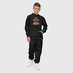 Костюм хлопковый детский Захватывающего Рождества, цвет: черный — фото 2