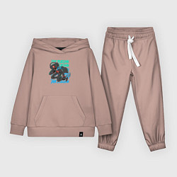 Костюм хлопковый детский Dark Speakerman, цвет: пыльно-розовый