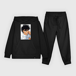 Костюм хлопковый детский Иппо Боксер, цвет: черный