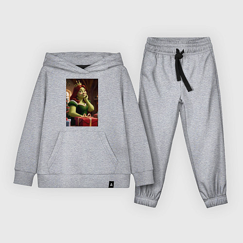 Детский костюм Шрек: Фиона с подарками / Меланж – фото 1