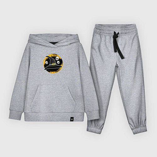 Детский костюм Мультяшная шляпа ведьмы с черепами / Меланж – фото 1