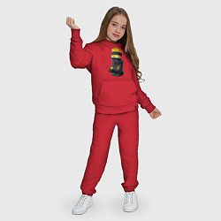 Костюм хлопковый детский Барт Симпсон в бандане, цвет: красный — фото 2