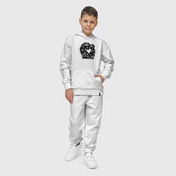 Костюм хлопковый детский Space family, цвет: белый — фото 2