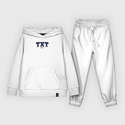 Костюм хлопковый детский TXT k-stars, цвет: белый
