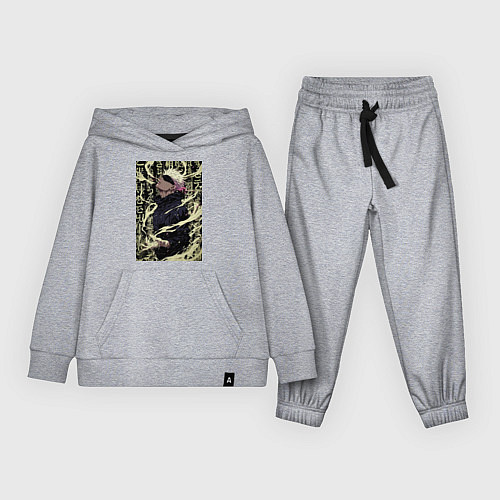 Детский костюм Магическая битва Сатору Годзё / Меланж – фото 1