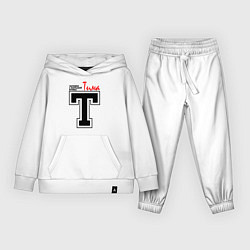 Костюм хлопковый детский Тима - человек с большой буквы, цвет: белый