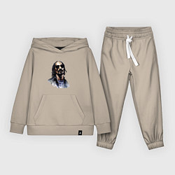 Костюм хлопковый детский Snoop dog, цвет: миндальный