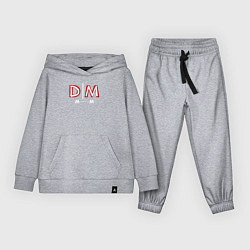Костюм хлопковый детский Depeche Mode - Memento Mori logo new, цвет: меланж