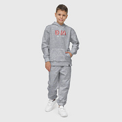 Костюм хлопковый детский Depeche Mode - Memento Mori logo new, цвет: меланж — фото 2