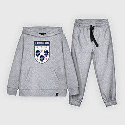 Костюм хлопковый детский Англия возвращается домой, цвет: меланж