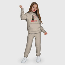 Костюм хлопковый детский Берлин С Днем Великой Победы, цвет: миндальный — фото 2